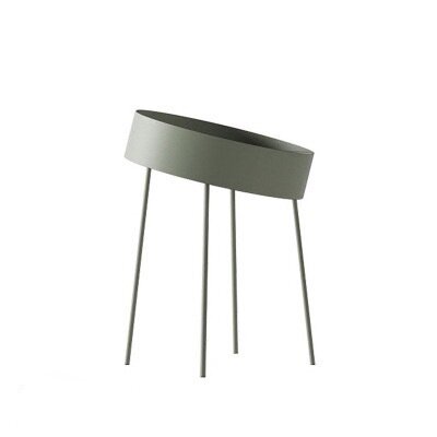 Кофейные столики в стиле COIN cocktail table by Roche Bobois (зеленый высокий 40*58 см)