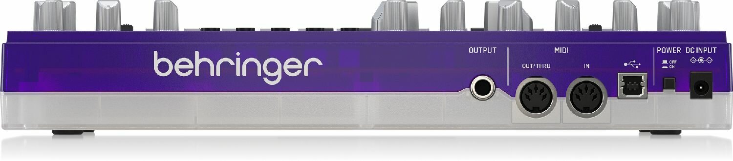 BEHRINGER TD-3-GP аналоговый басовый синтезатор VCO с двумя формами волны VCF VCA 16-шаговый секвенсор возможностью сохране