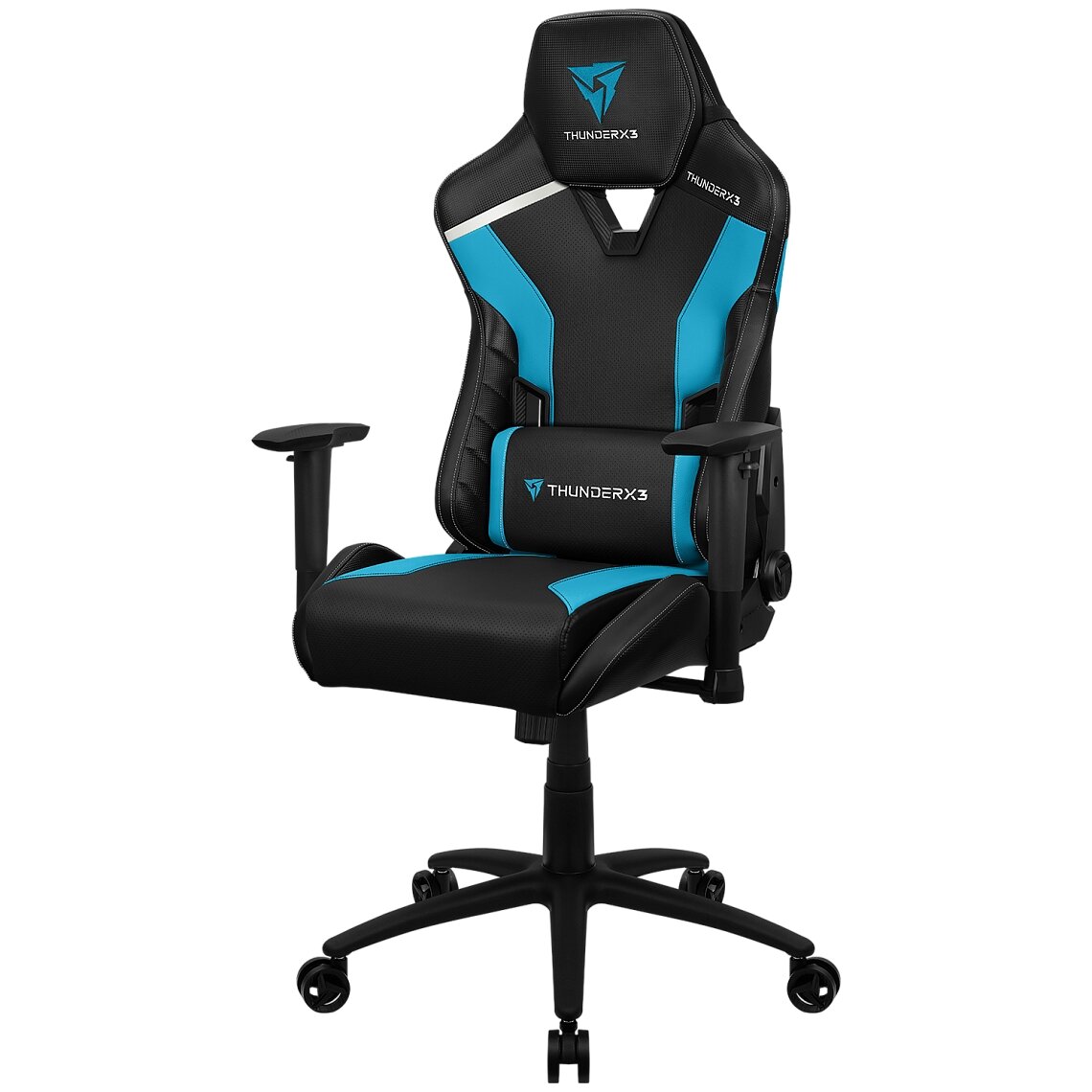 Кресло компьютерное игровое ThunderX3 TC3 Azure Blue - синее