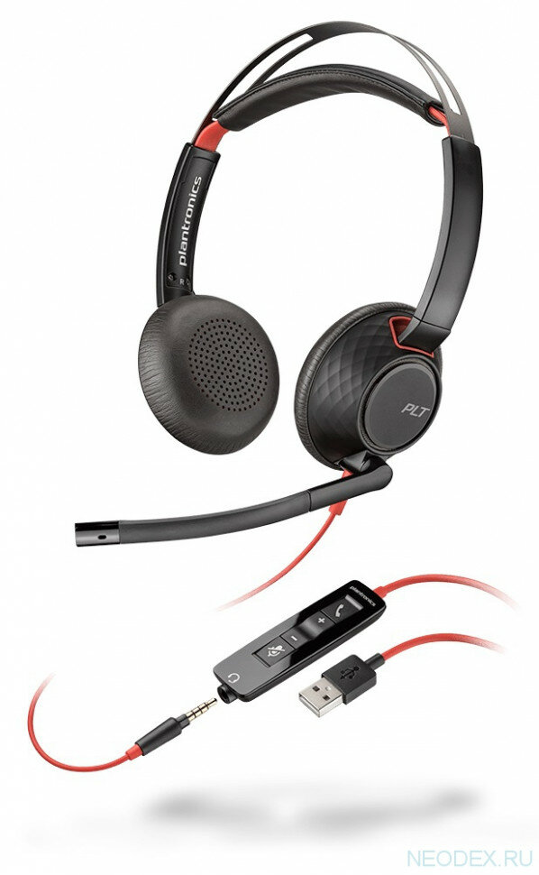 Plantronics BlackWire C5220-A компьютерная гарнитура USB/jack 3.5 ( 207576-201 )