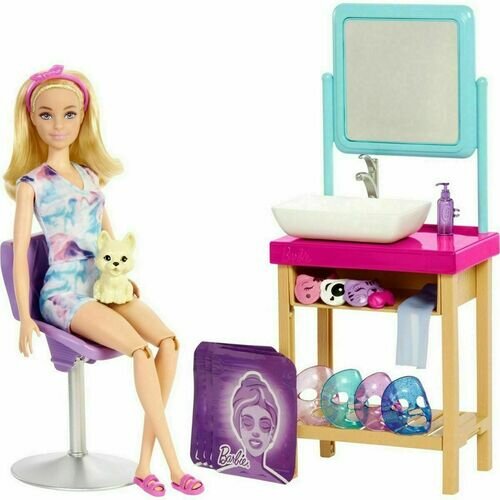 Игровой набор с куклой Barbie Wellness & Fitness Спа-салон