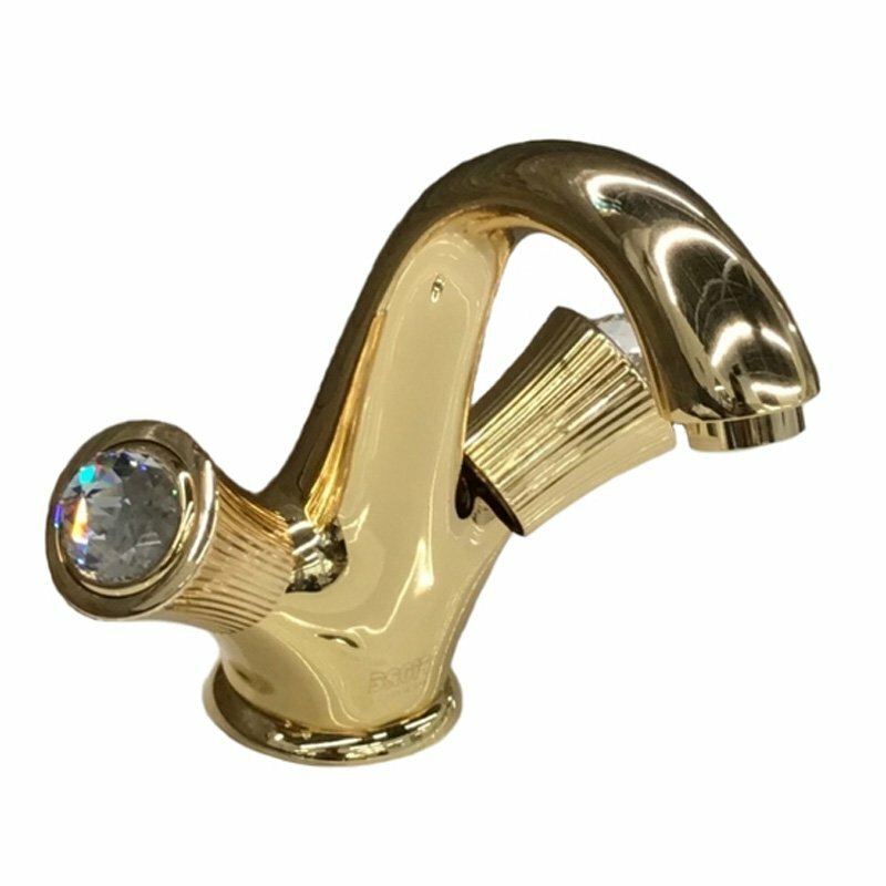 фото Смеситель для раковины Fiore VENERE SKY (SWAROVSKI®) 13OO0623, золото