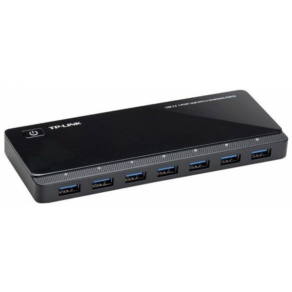 Сетевое оборудование TP-Link UH720 7 ports USB 3.0 Hub with 2 power charge ports (2.4A Max), Desktop, a 12V/4A Power Adapter included