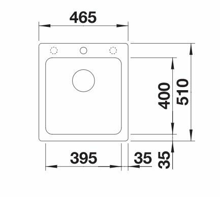 Кухонная мойка Blanco NAYA 45 (жасмин) - фотография № 2