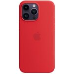 Чехол для смартфона Apple iPhone 14 Pro Max Silicone Case MagSafe, (PRODUCT)RED - изображение