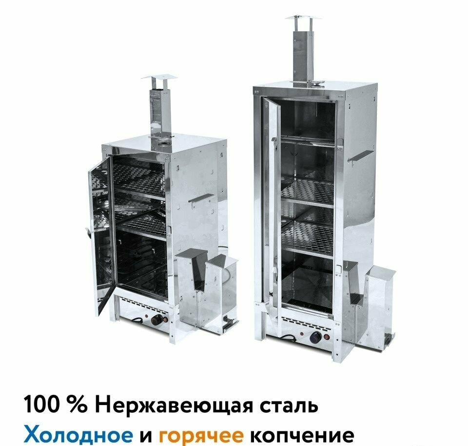 Коптильня электрическая автономная Thermowind THW1901 Коптилка Копчение мяса рыбы - фотография № 2