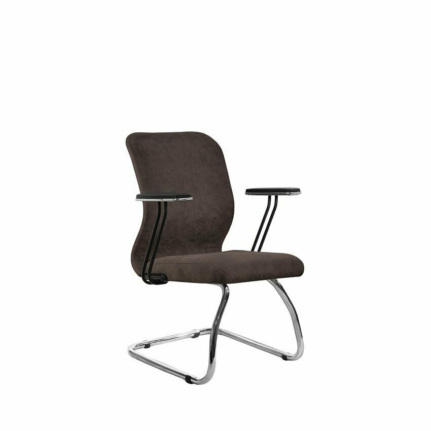 Компьютерное офисное кресло mетта SU-Мr-4/ подл. 110/осн. 007, Темно-коричневое - фотография № 1