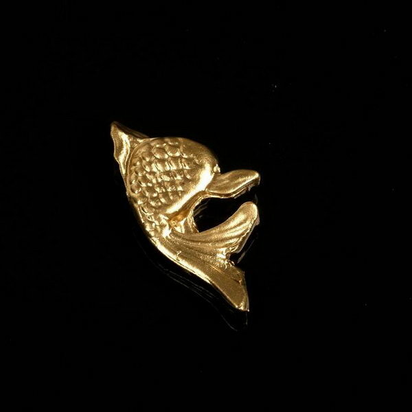 Сувенир кошельковый "Золотая рыбка ", олово, 2х1х0.3 см - фотография № 2