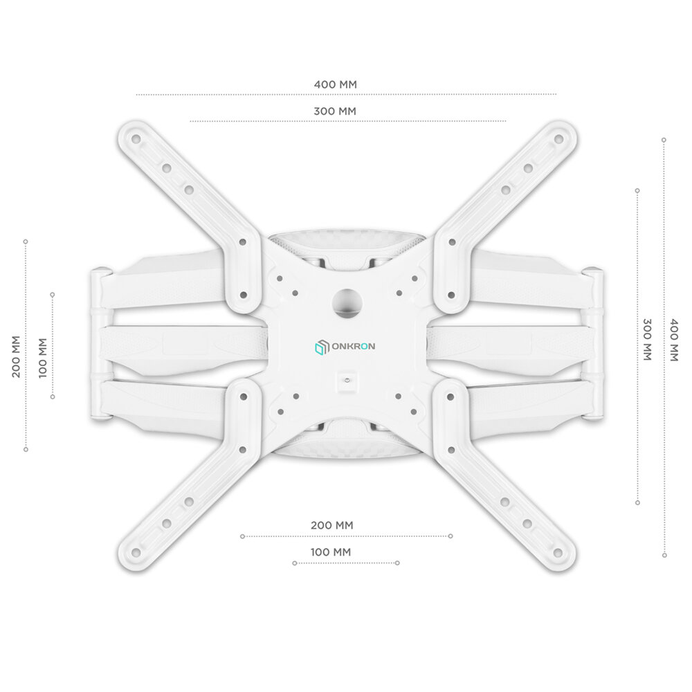 Кронштейн на стену ONKRON M5 белый