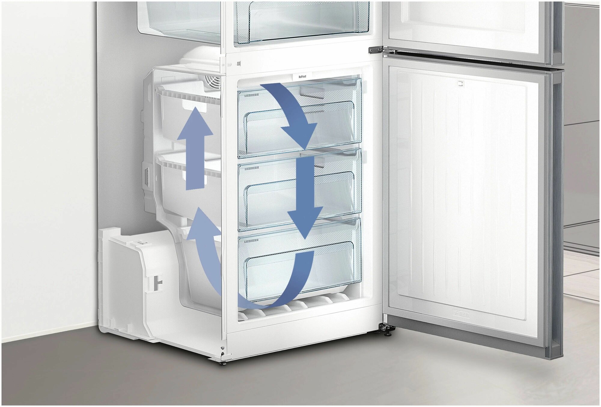 Двухкамерный холодильник Liebherr CNef 5735-21 - фотография № 11