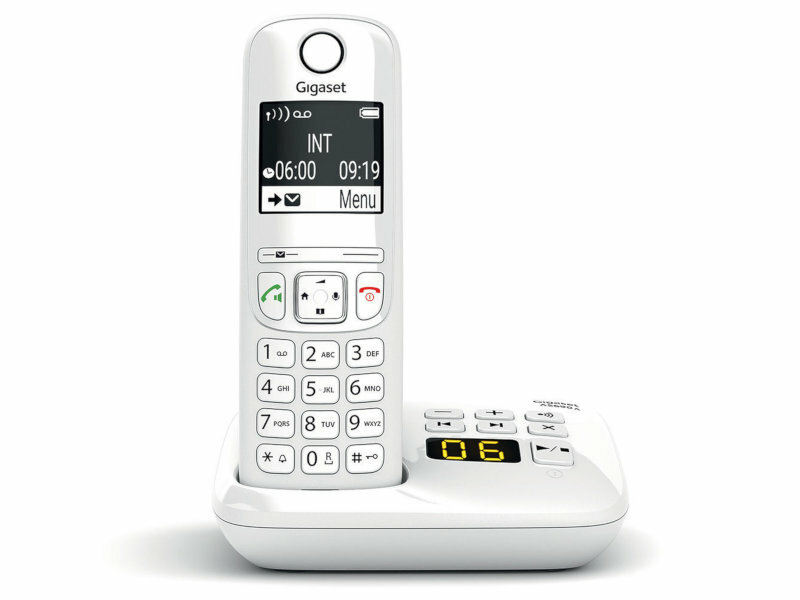 Радиотелефон DECT с автоответчиком Gigaset AS690A RUS White