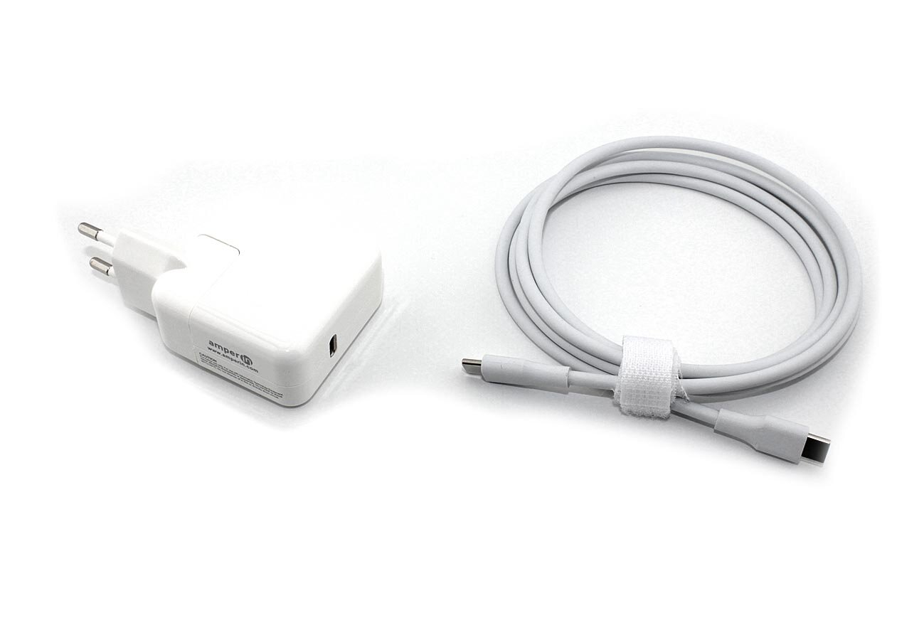 Блок питания (сетевой адаптер) Amperin AI-AP29C для ноутбуков Apple A1540 29W USB Type-C 14.5V 2.0A