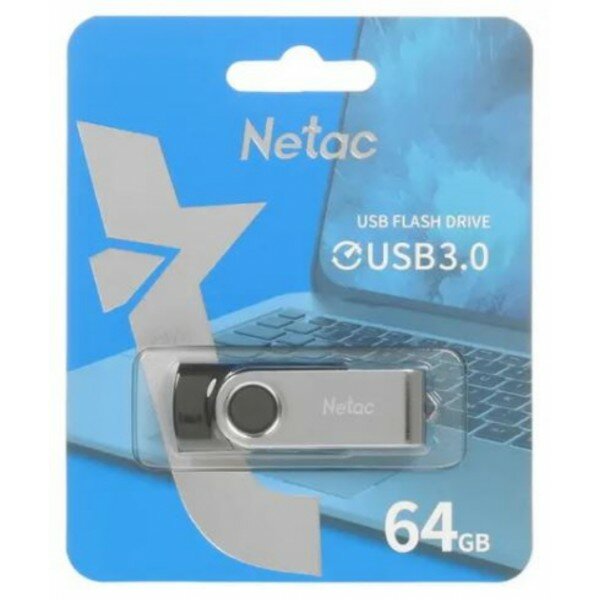 Флеш Диск Netac U505 64Gb .NT03U505N-064G-30BK.. USB3.0