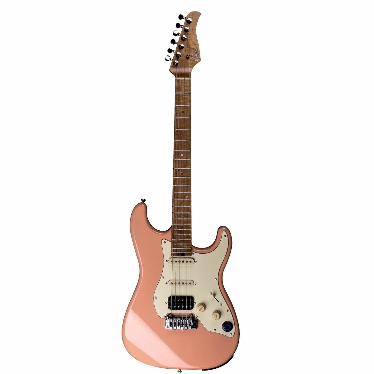 Mooer GTRS P801 Pink Электрогитара со встроенным процессором HSS клен цвет розовый