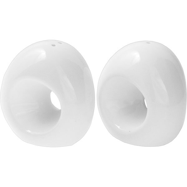 фото Набор для специй соль и перец «Кунстверк»; материал: фарфор; высота=7, длина=12, ширина=5 см.; белый