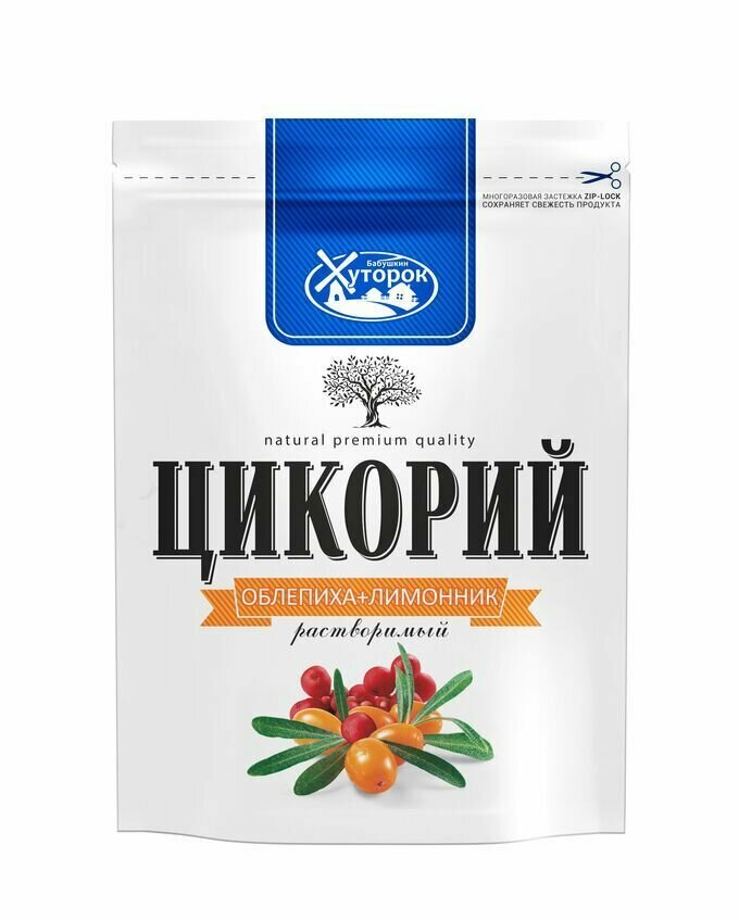 Бабушкин Хуторок Цикорий с облепихой и лимонником, растворимый, 100 г, 3 шт - фотография № 2