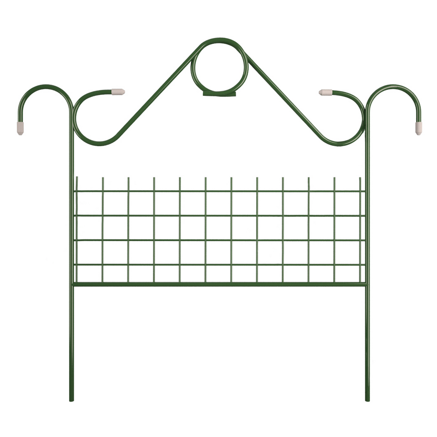 Забор декоративный Комплект-Агро металлический Садово-парковый Д- 4,5 м, В- 0,77 м, 5 секций