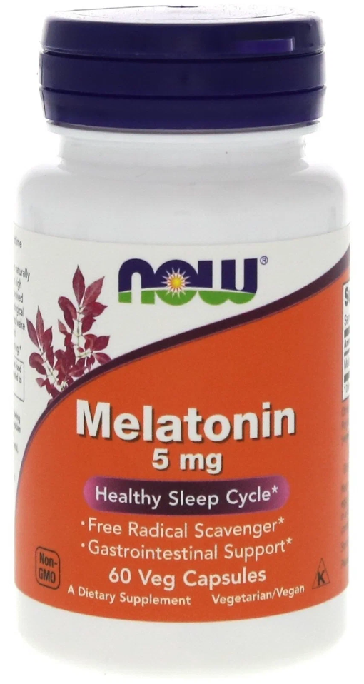 NOW Melatonin 5 , 60 .