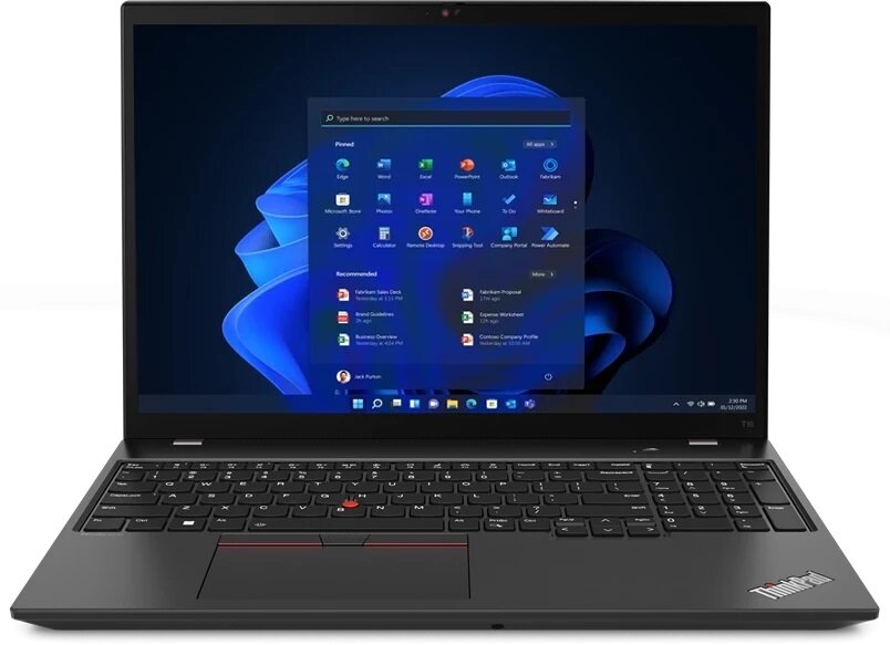 Ноутбук Lenovo ThinkPad T16 Gen 2 21HH002JRT (CORE i7 1700 MHz (1355U)/16384Mb/512 Gb SSD/16"/1920x1200/Win 11 Pro)