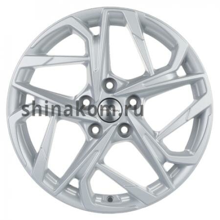  7*17 5*114,3 ET45 60,1 Khomen Wheels KHW1716 F-Silver (Changan/Geely/Lexus/Toyota)