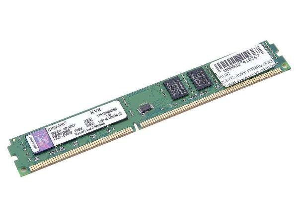 Оперативная память 2Gb PC3-10600 1333MHz DDR3 DIMM Kingston KVR1333D3N9/2G