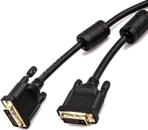 Кабель DVI 1.5м AOpen ACG442GD-1.5M круглый черный