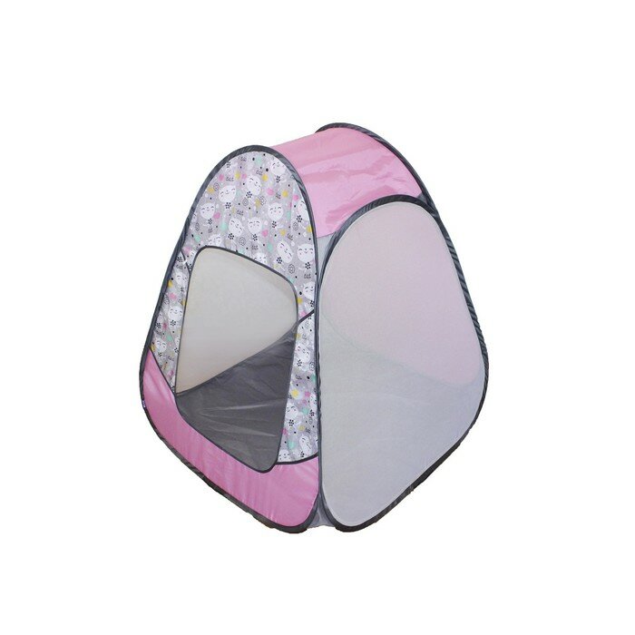 BELON Палатка детская игровая «Радужный домик» 80 × 55 × 40 см, Принт «Коты на сером»