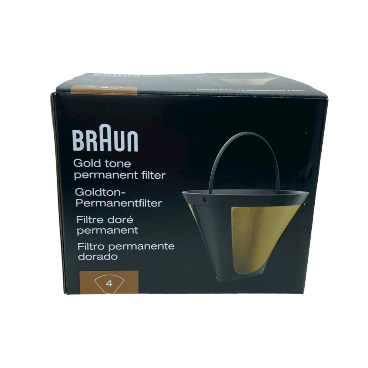 Многоразовый фильтр №4 для капельной кофеварки Braun (Браун) - AX13210002_UN - фотография № 3