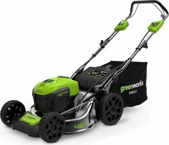 Газонокосилка аккумуляторная GREENWORKS GD40LM46SPK4 бесщеточная, самоходная (2506807UB)