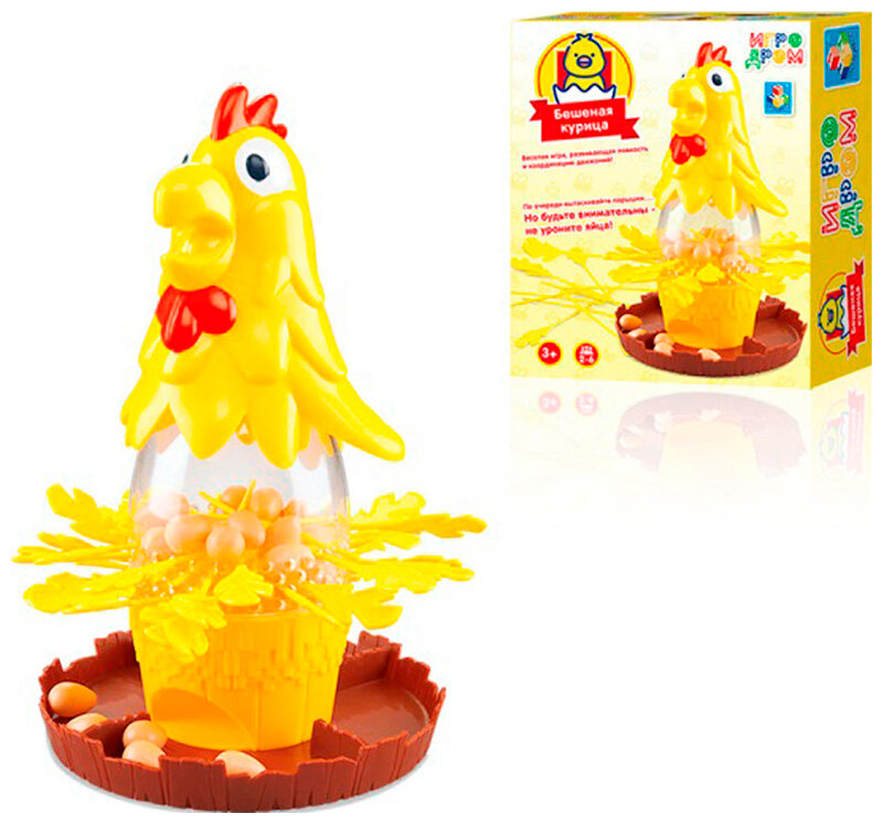 Игра настольная 1 Toy игродром ''Бешеная курица'' Т10829