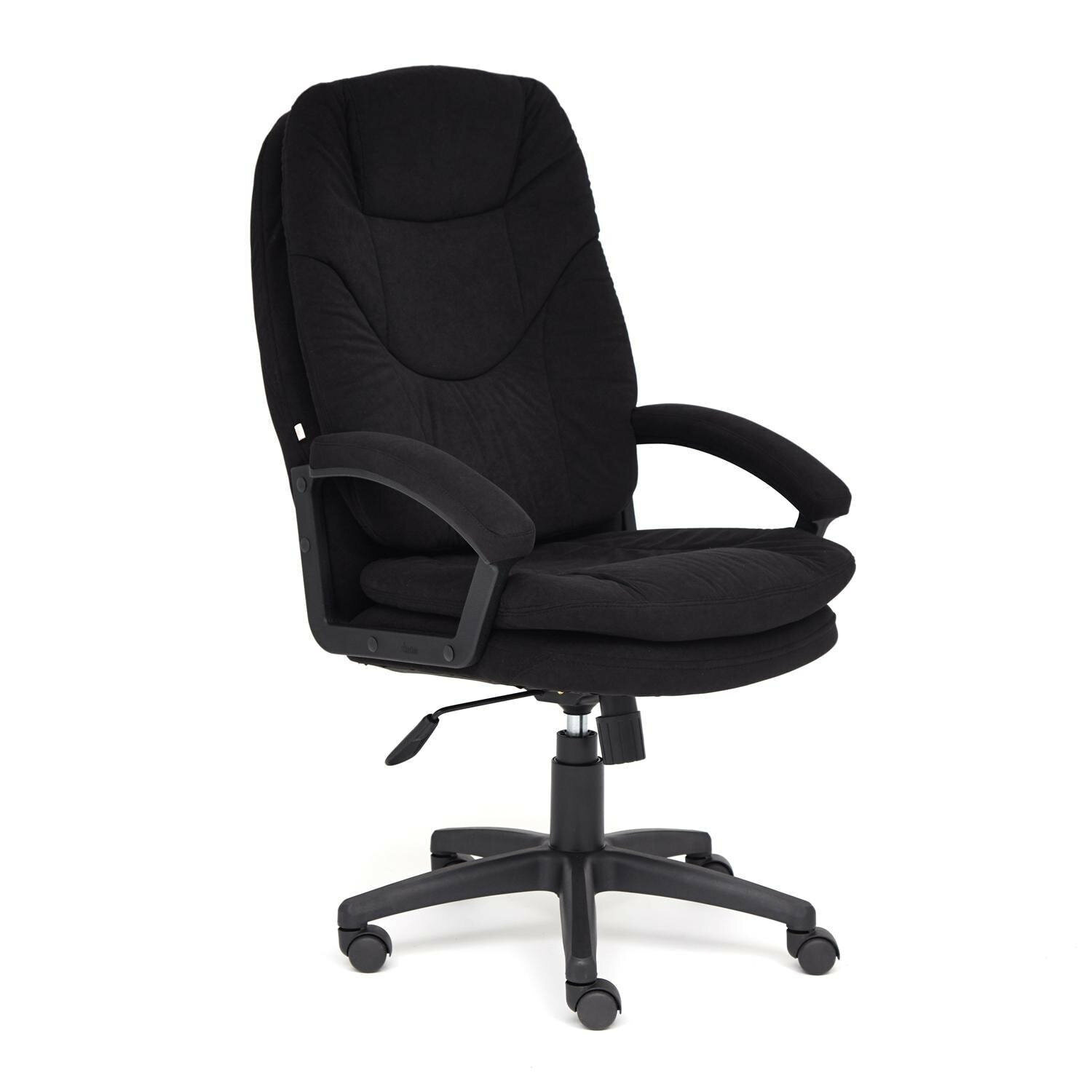 Кресло TetChair COMFORT LT флок , черный, 35