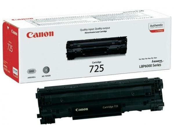 Тонер-картридж Canon 725 1600стр Черный
