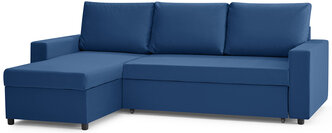 Угловой диван-кровать Hoff Торонто, универсальный угол, цвет синий