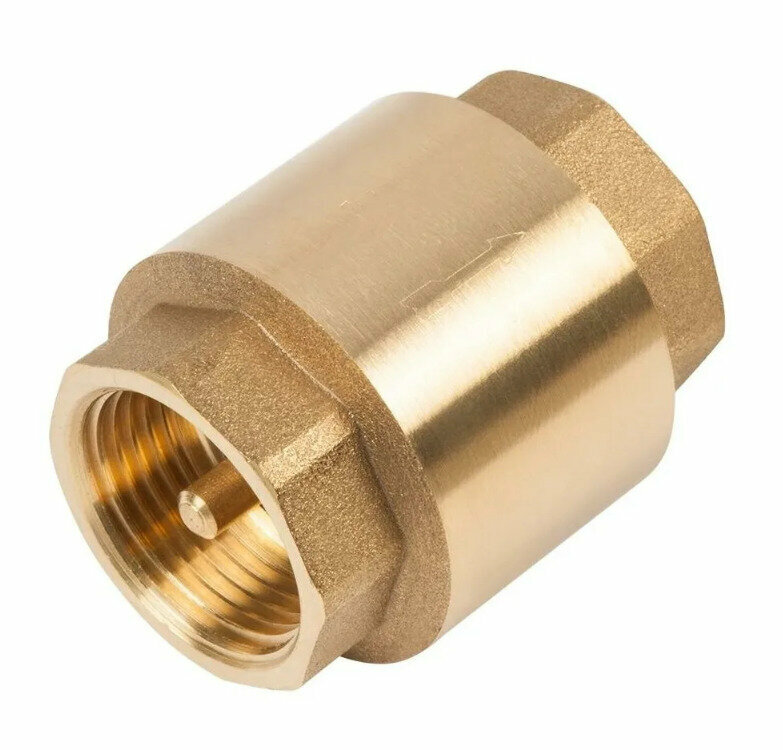 Обратный клапан с металлическим штоком 1" "ViEiR" /клапан сантехнический /клапан обратный