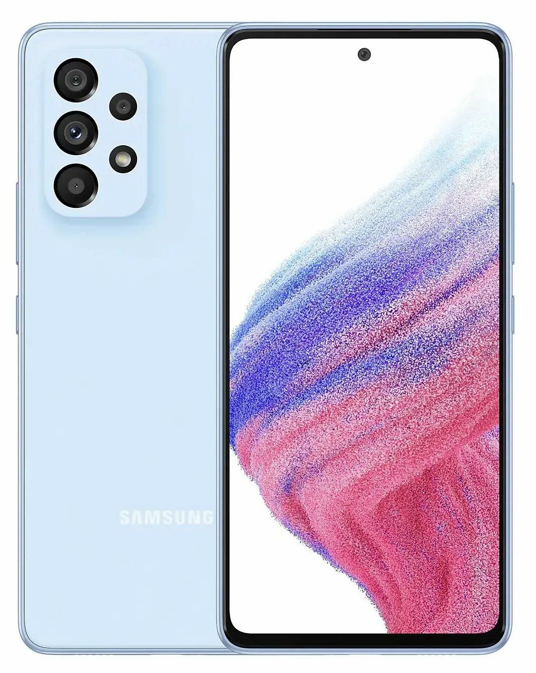 Смартфон Samsung Galaxy A53 SM-A536ELBHSKZ 256Gb/8Gb, голубой