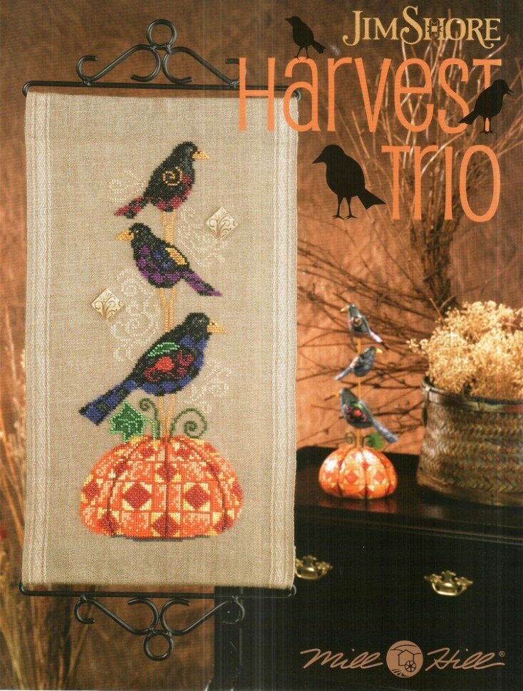 JSP002 Harvest Trio (Урожайное трио) #JSP002 Mill Hill Схема для вышивания