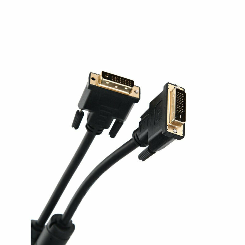 Кабель DVI - DVI Dual Link, M/M, 3 м, 2 фильтра, Vcom, VDV6300-3M, 1537916