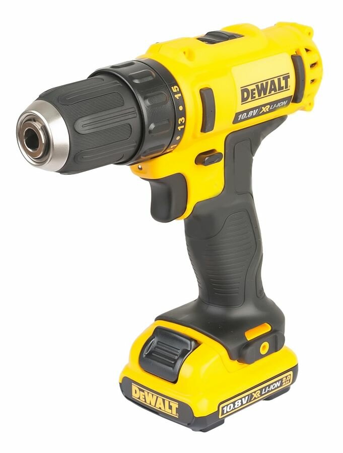 Дрель-шуруповерт DeWalt DCD710D2-KS 180Вт аккум. патрон:быстрозажимной