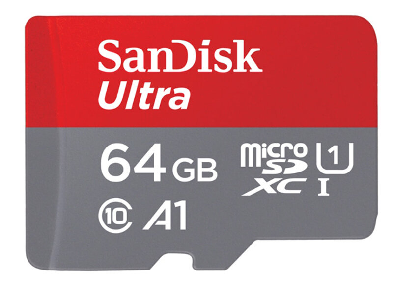 Карта памяти 64Gb - SanDisk Micro SDHC UHS-I SDSQUA4-064G-GN6MN