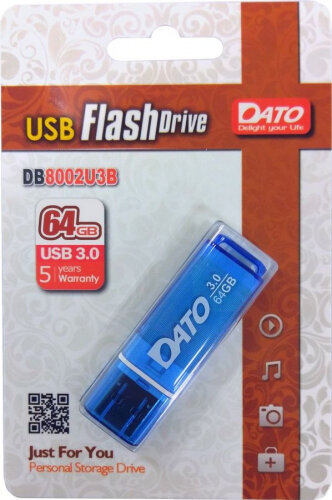 USB флешка DATO 64Gb DB8002U3B blue USB 3.0