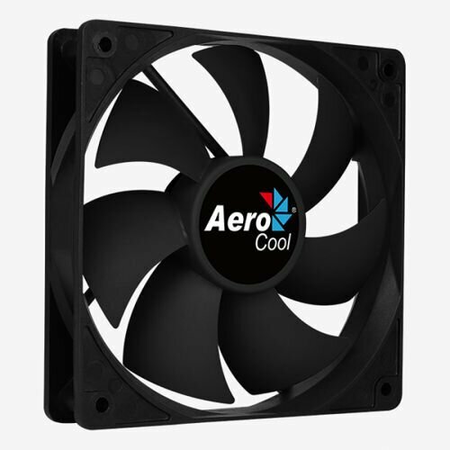 Вентилятор для корпуса AeroCool Force 12 4718009157989 black, 120x120x25мм, 1000 об./мин., разъем MOLEX 4-PIN + 3-PIN, 23.7 dBA