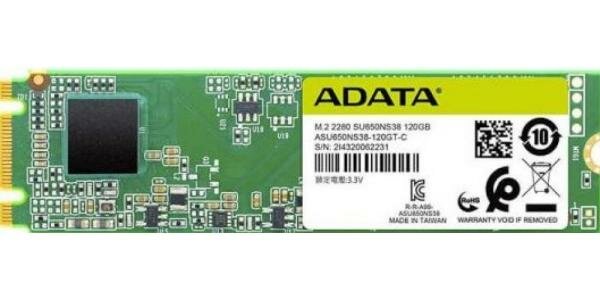 Накопитель SSD A-DATA M.2 SATA III 120Gb ASU650NS38-120GT-C SU650 2280 (ASU650NS38-120GT-C)