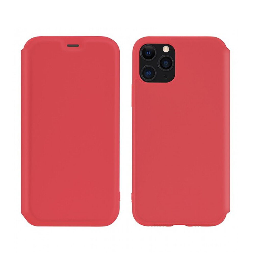 Чехол-книжка HOCO для APPLE iPhone XI Pro Max, Colorful Series, Lliquid silicone case, цвет: красный