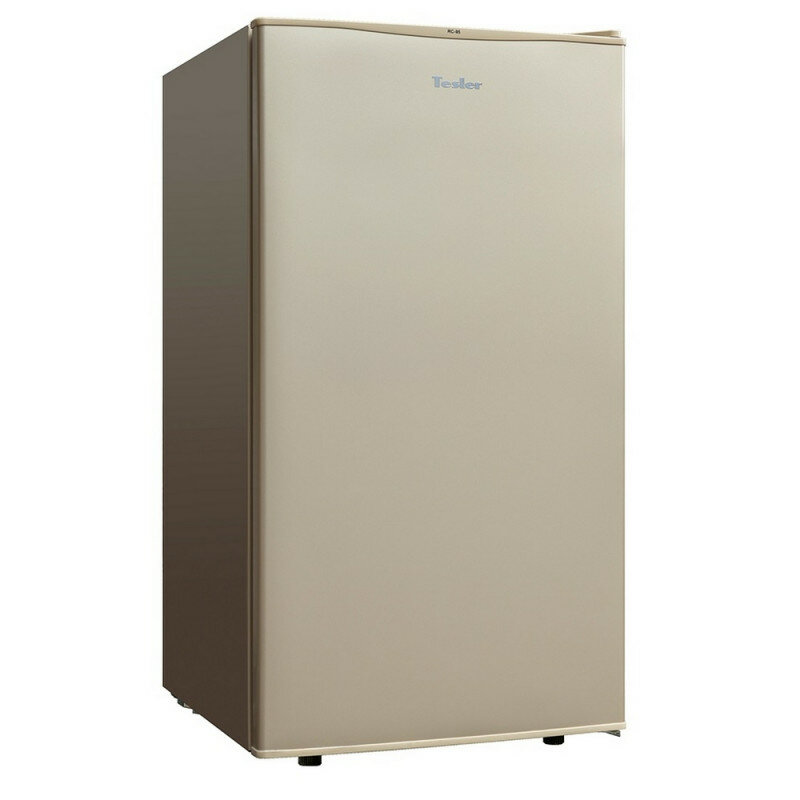 Холодильник однокамерный Tesler RC-95 CHAMPAGNE, с морозильником, 90л - фотография № 1