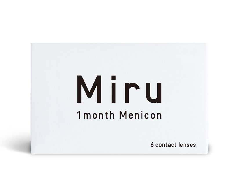 MIRU 1 month Menicon 6 шт -04.25 R 8.3 прозр.