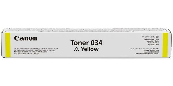 Тонер Canon 034 желтый 9451B001