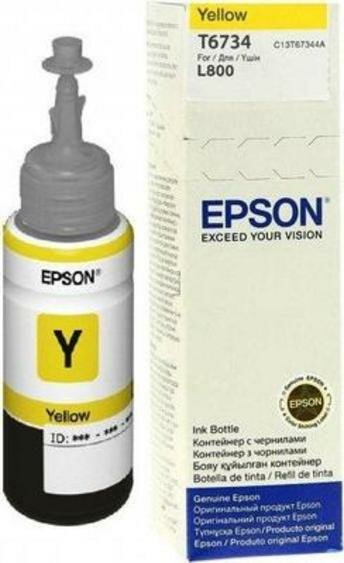 Чернила для Epson C13T67344A L800 (yellow) 70 мл .