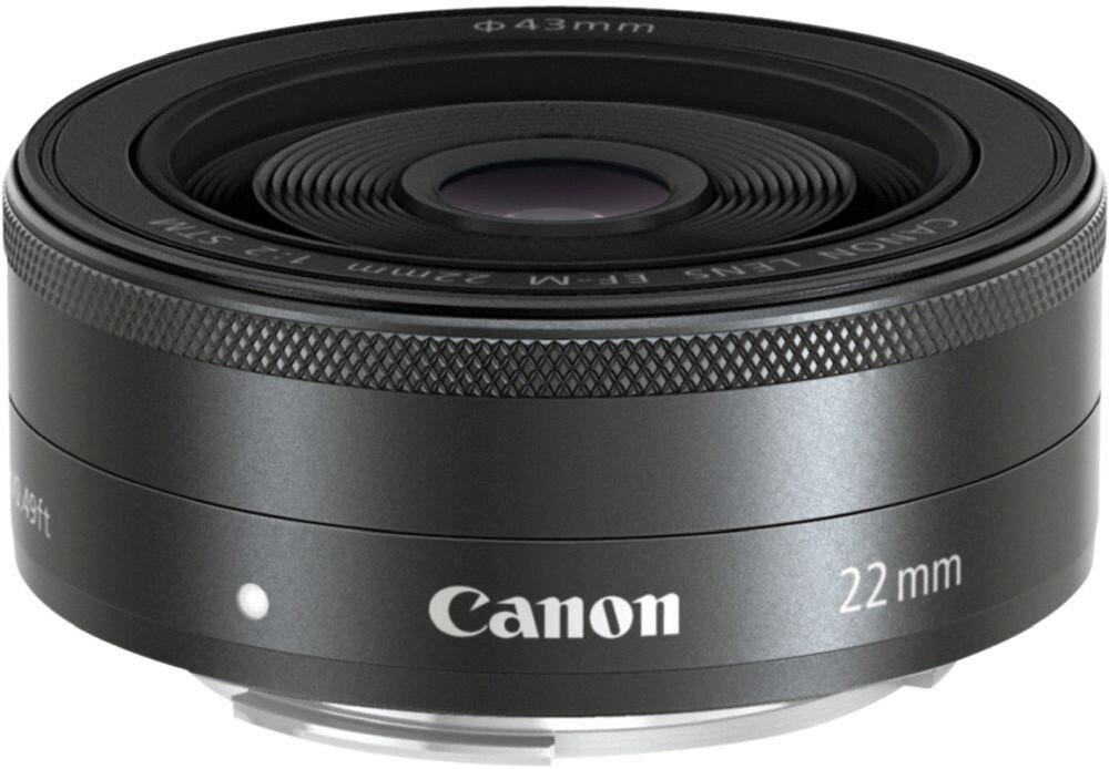 Объектив Canon EF-M STM (5985B005) 22mm f/2 Macro черный