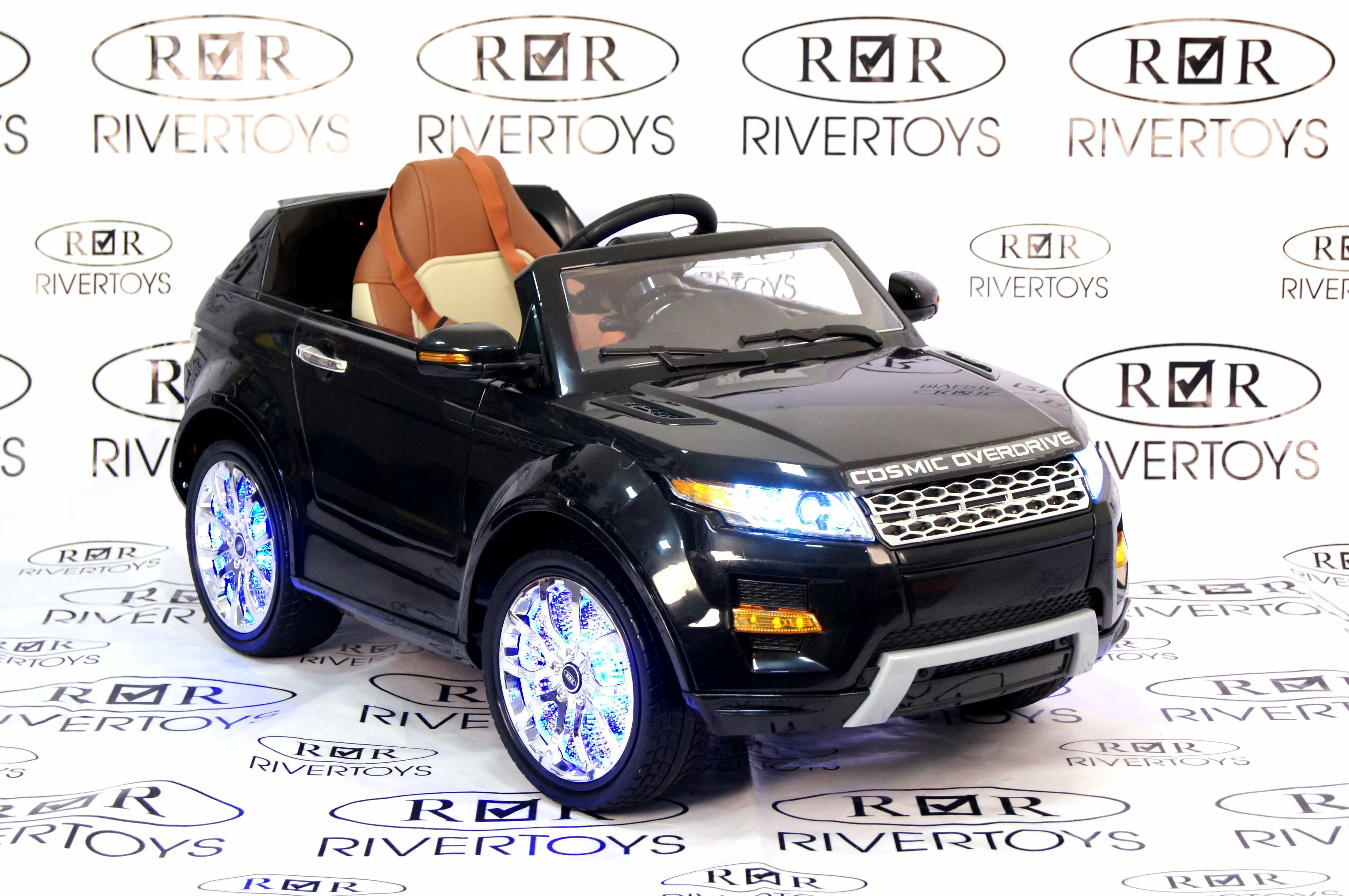 Детский электромобиль RiverToys Range Rover A 111AA VIP черный
