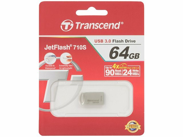 Накопитель USB flash Transcend Накопитель USB flash 64ГБ Transcend JetFlash 710S TS64GJF710S (USB3.0)